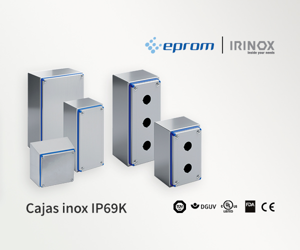 Cajas inox IP69K Irinox | Eprom S.A.