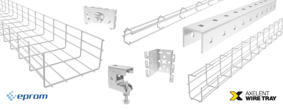 Bandejas portacables X-Tray de Axelent: la solución más eficiente para la gestión de cableado industrial